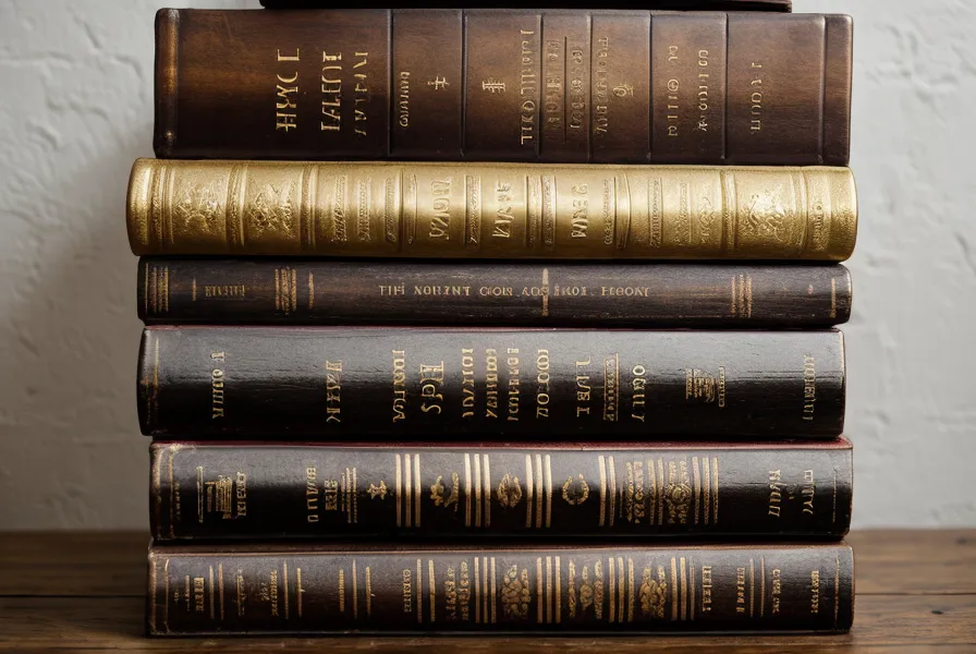 Stapel schwerer Hardcover-Bücher auf dem Tresen — Rumpfstabilität und Rückenschmerzen im Buchhandel-Alltag